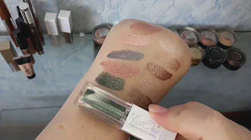 #коллекциякосметики   Мои жидкие тени