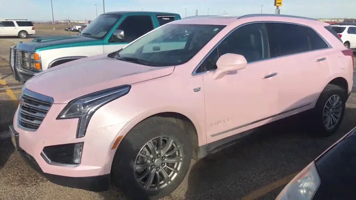 Pink Cadillac XTS 3.6 Mary Kay 360 Degrees Walk Around the Car